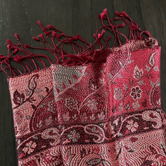 Silk Scarf Large Decor/Fashion Pashmina - Picture 6 of 12